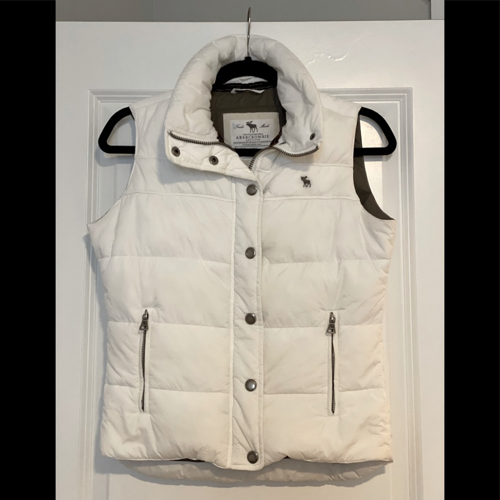 Abercrombie & Fitch Vest with fleece lined pockets